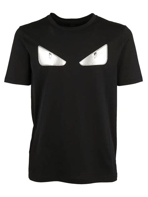 fendi monster eye t shirt|fendi logo print t shirt.